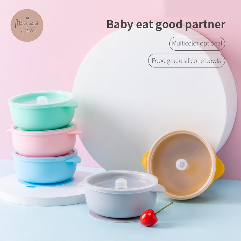 Bắt ăn MAMIMAMIHOME silicon an toàn không độc hại kiểu dáng dễ thương dành cho bé