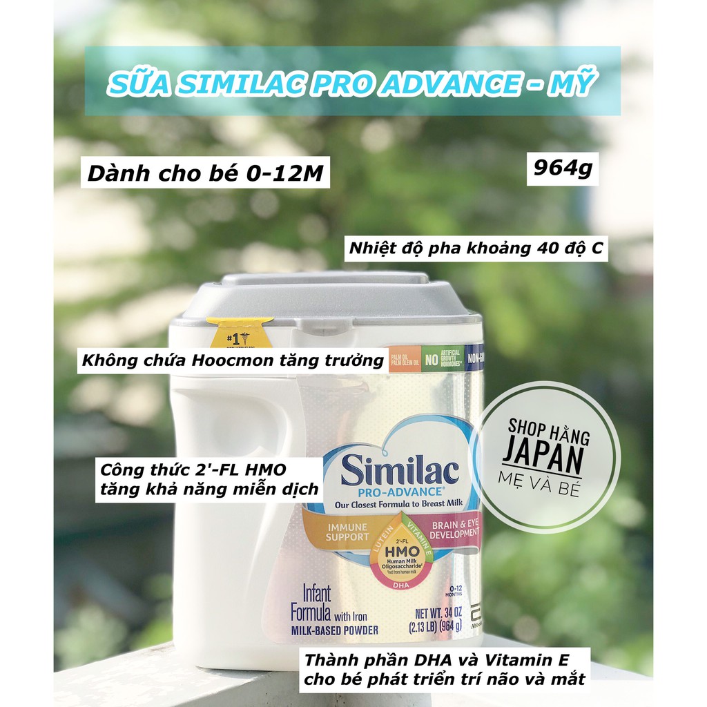 Sữa Similac HMO PRO ADVANCE 960G/ 1.13g