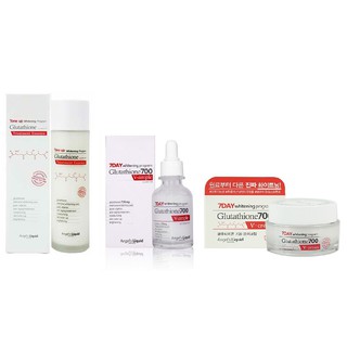 Bộ Sản Phẩm Dưỡng Da Trắng Sáng 7DAY Whitening Program Glutathione - Niaciamide 700V