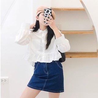 Áo Cropped Chemise