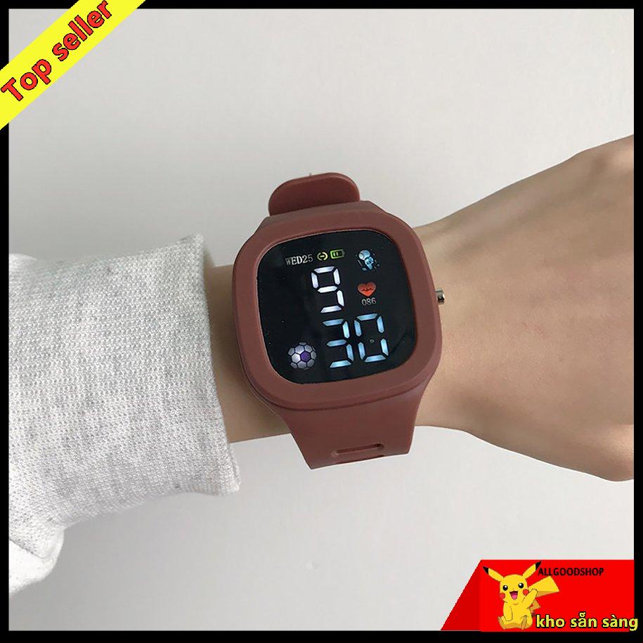 Đồng Hồ Điện Tử Màn Hình LED Chống Nước 6 Màu Thời Trang Cho Nam Và Nữ