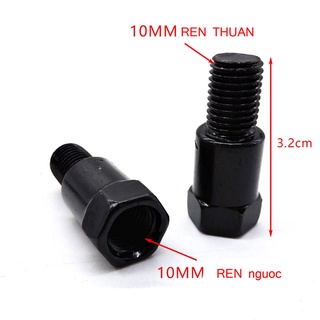ốc nối nâng kính chiếu hậu chân ốc 10mm lỗ ốc 10mm giá 1 con