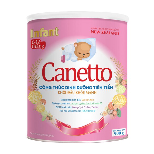Sữa Canetto Infant 400g cho trẻ biếng ăn nhẹ cân