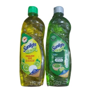 Nước rửa chén Sunlight 400g trà xanh- chanh