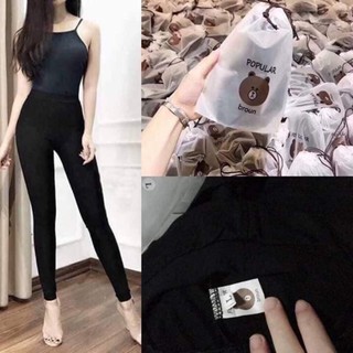 Quần legging túi gấu