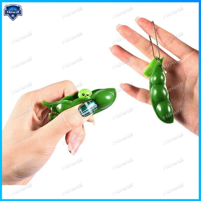 Móc Khóa Hình Hạt Đậu Phộng Dễ Thương Giúp Giảm Căng Thẳng