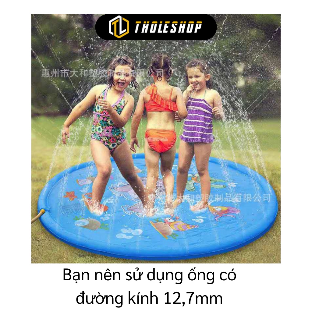 Đệm Bơm Hơi Phun Nước - Thảm Nước Bồn Tắm Ngoài Trời 1.7m Cho Bé Vui Chơi 9383