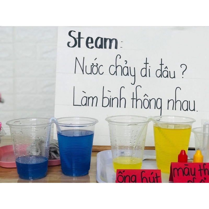 Combo 7 màu thực phẩm cho bé làm thí nghiệm khoa học vui sáng tạo