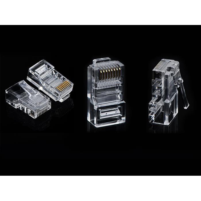 Đầu Bấm Mạng Cho Dây Cate 5 10 Đầu/Túi Ugreen 20331 Chính Hãng