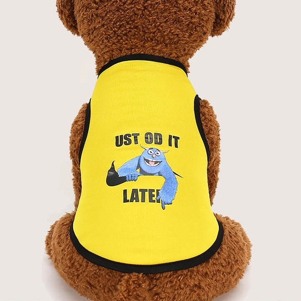 Áo Cho Thú Cưng, Áo 3 Lỗ Mùa Hè Cho Chó Mèo, A35