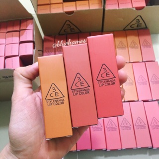 Son thỏi 3CE matte lip color mood recipe on and on