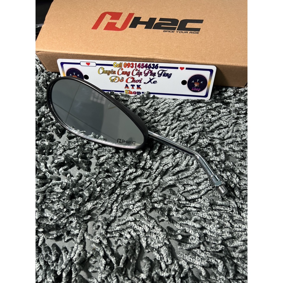 Kính gương chiếu hậu suzuki H2C mẫu giọt nước 1 cây bên trái chân cốt TITAN