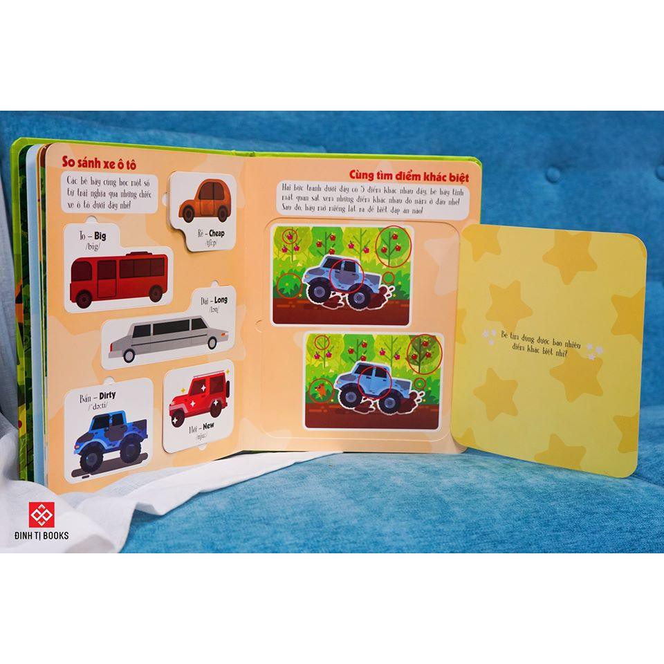 [Mã LIFEMALL995 giảm 10% đơn 99K] Sách - Lift-The-Flap-Lật Mở Khám Phá - Cars - Thế Giới Ô Tô