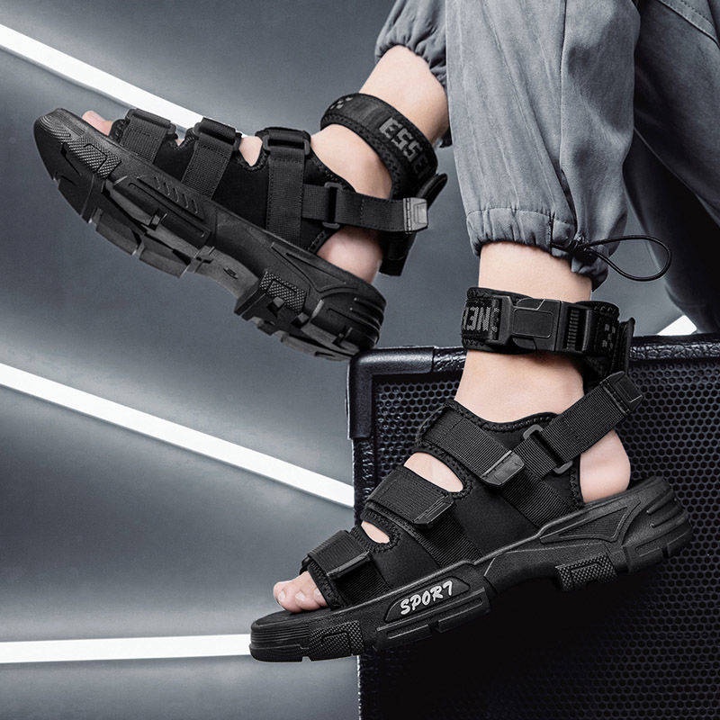 Giày sandal đế dày thời trang mùa hè năm 2021 dành cho nam