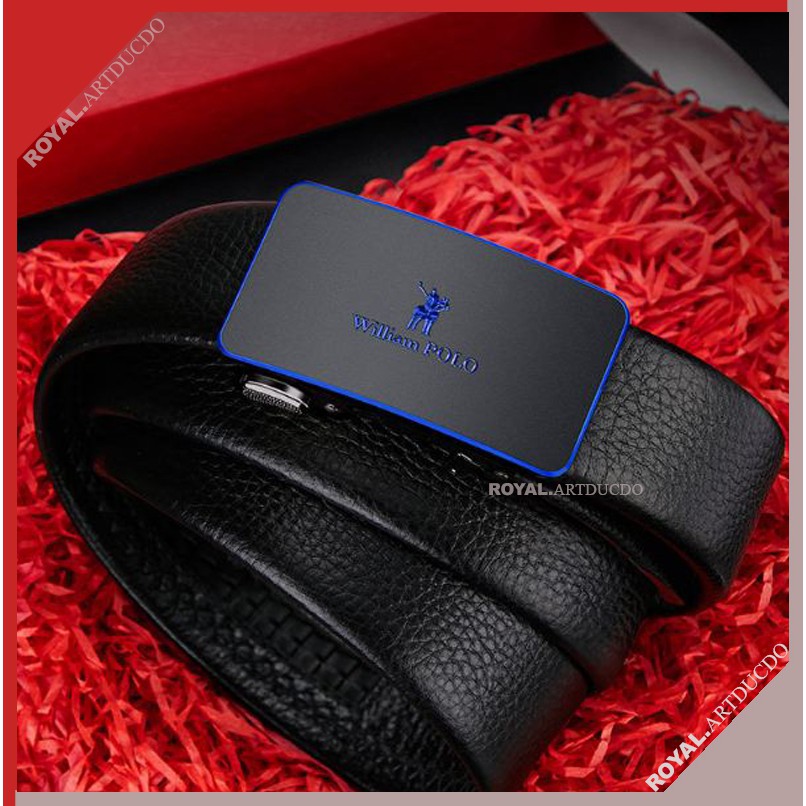 Thắt lưng nam cao cấp WilliamPOLO , dây nịt nam cao cấp ROYAL.ARTDUCDO - ART03