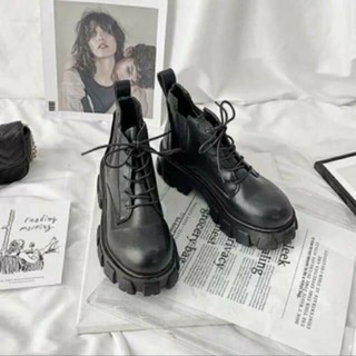 Boot Cổ Lửng 2 Loại Da Bóng, Lì