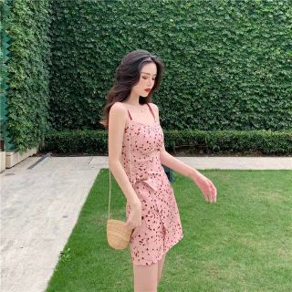 Váy hai dây sexy hở eo (order có ảnh thật)