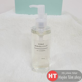 [Nhắn tin trước khi đặt] Dầu Tẩy Trang Muji Oil Cleansing 200ml vàng nhạt