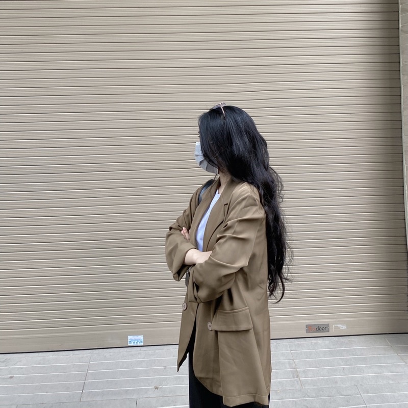 Áo khoác blazer kiểu dáng ulzzang hàn quốc
