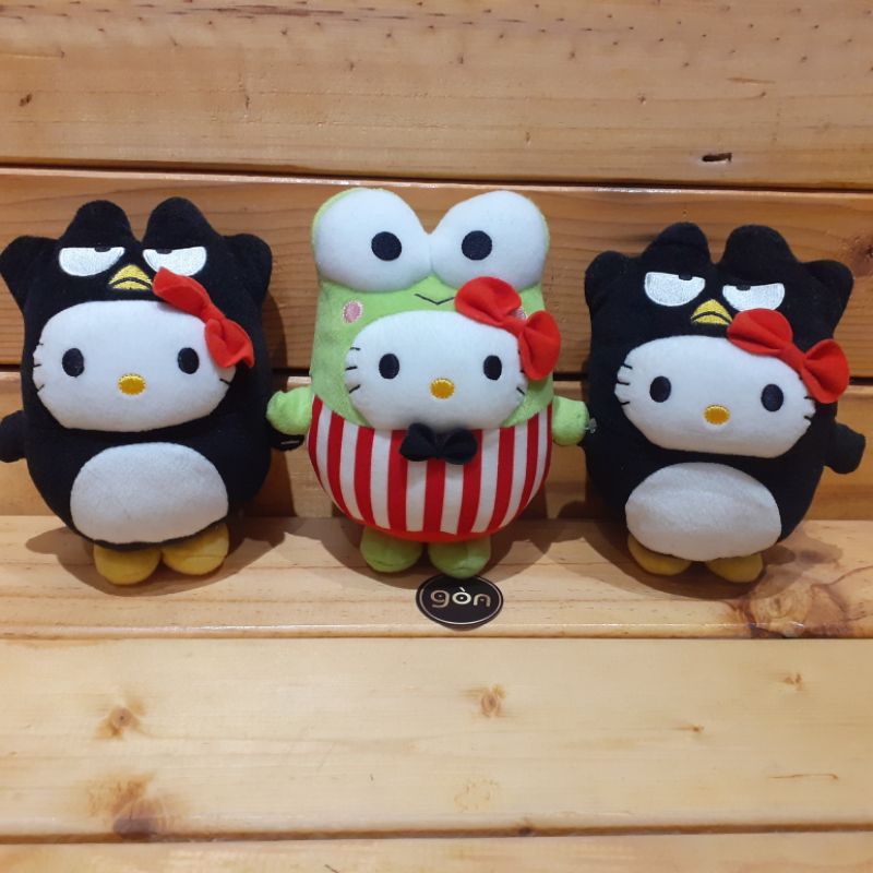 Set 3 bé gấu bông Hello Kitty 18cm