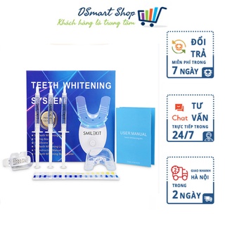Máy làm trắng răng tự nhiên Smile Kit, Máy tẩy trắng răng bằng kem nguyên liệu từ thiên nhiên giúp răng trắng sáng
