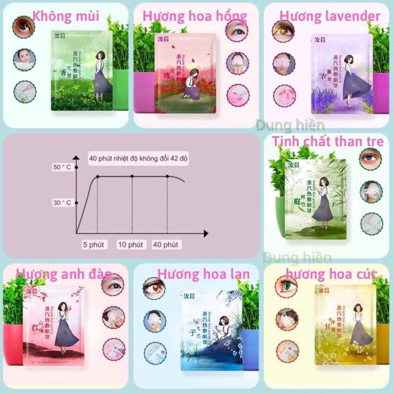 Mặt nạ nóng thư giãn mắt