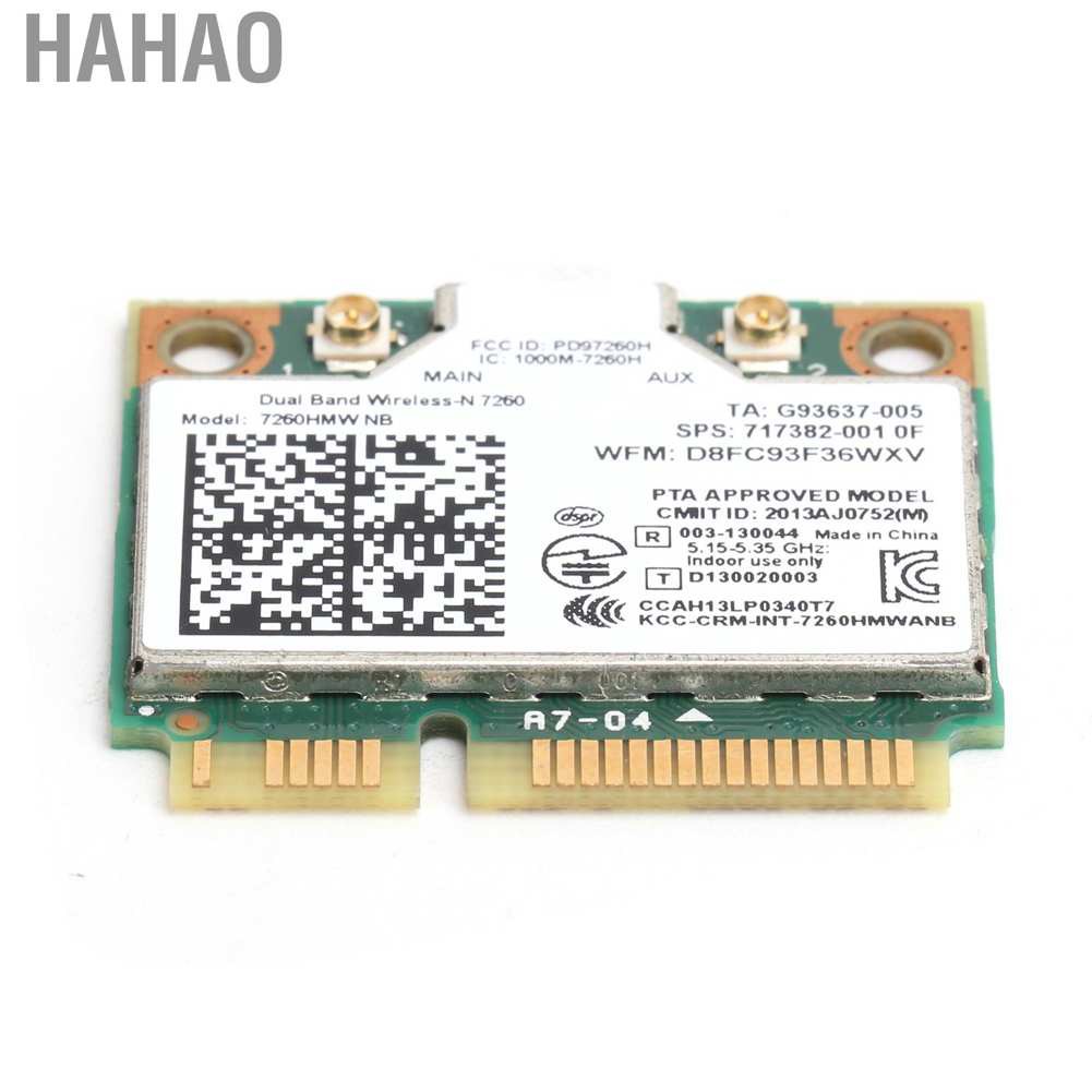 Card Wifi Không Dây Mini 300mbps 2.4g / 5ghz Cho Laptop 7260hmw Nb