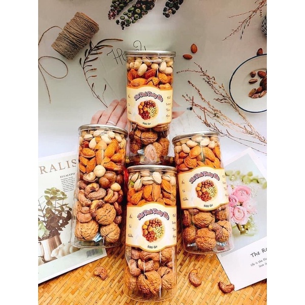 Hạt Dinh Dưỡng Mix 5 Vị(Điều-Hạnh nhân-Macca-Dẻ cười-Óc chó) 500gr