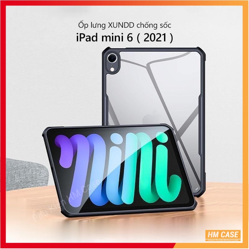 Ốp lưng XUNDD iPad mini 6 ( 2021 ) Mặt lưng trong, Viền TPU, Chống sốc