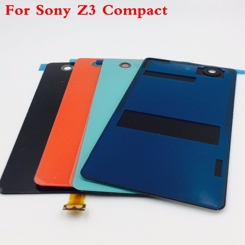 Lưng Nắp Lưng Điện Thoại Bằng Kính Thay Thế Chuyên Dụng Cho Sony Xperia Z3 Compact Mini D5803 D5833 Kèm Nfc