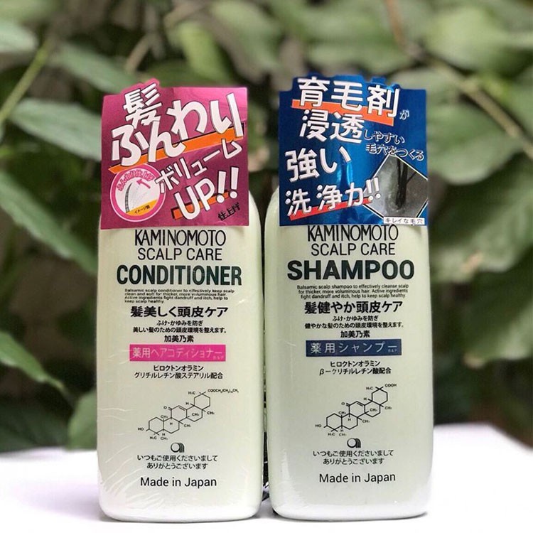 Cặp gội xả Kaminomoto Scalp Care Shampoo and Conditioner chai 300ml | Nội địa Nhật