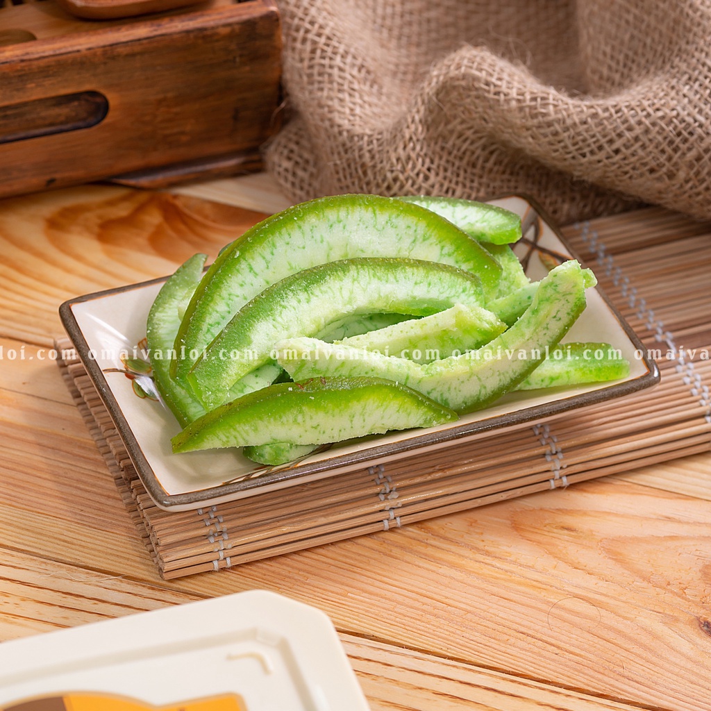 Ô mai Vạn Lợi - Vỏ bưởi sấy chua ngọt - Hộp