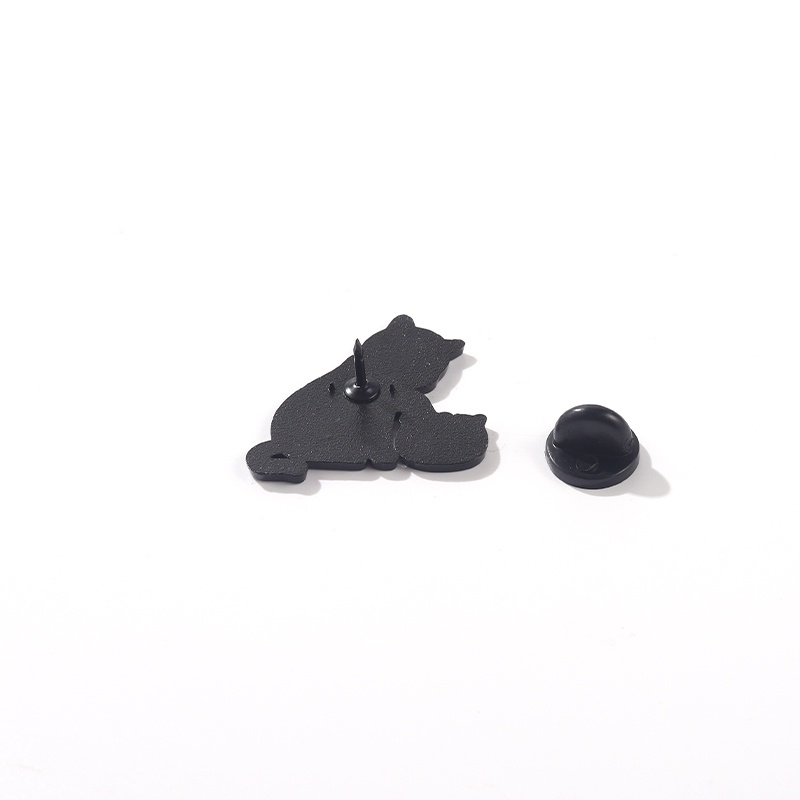 QIHEJEWELRY Fashion Black Cat Badge Gifts for Friends Clothing Accessories