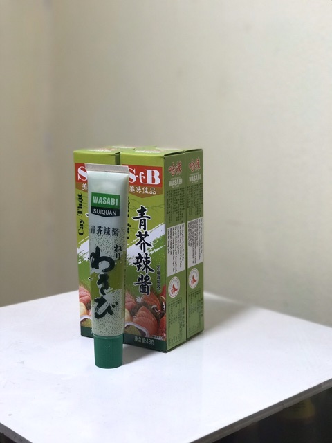 Mù tạt Wasabi nhập khẩu SB 43g - siêu cay - ăn sộc cực đã - Mù tạt TP 43g