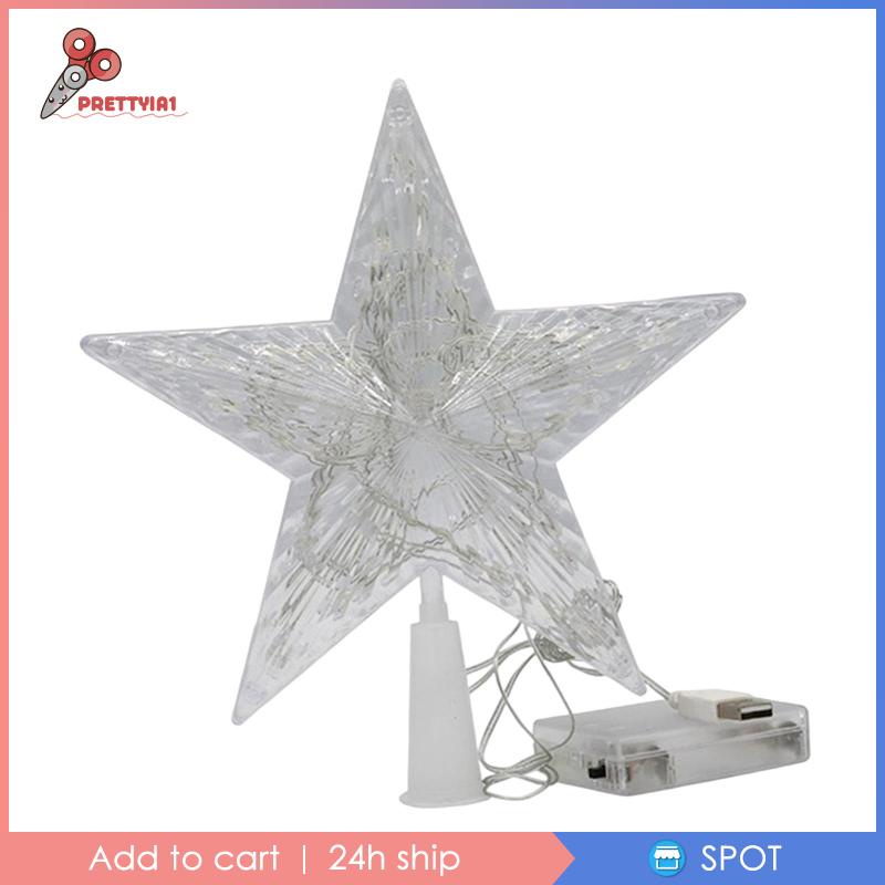 1 Ngôi Sao Trang Trí Cây Thông Noel Có Đèn