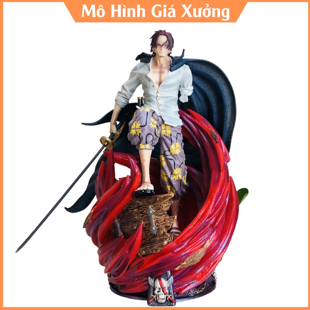 Mô Hình Tứ Hoàng Shanks Tóc Đỏ Cao 40cm Trạng Thái Chiến Đấu - Figure Tượng One Piece