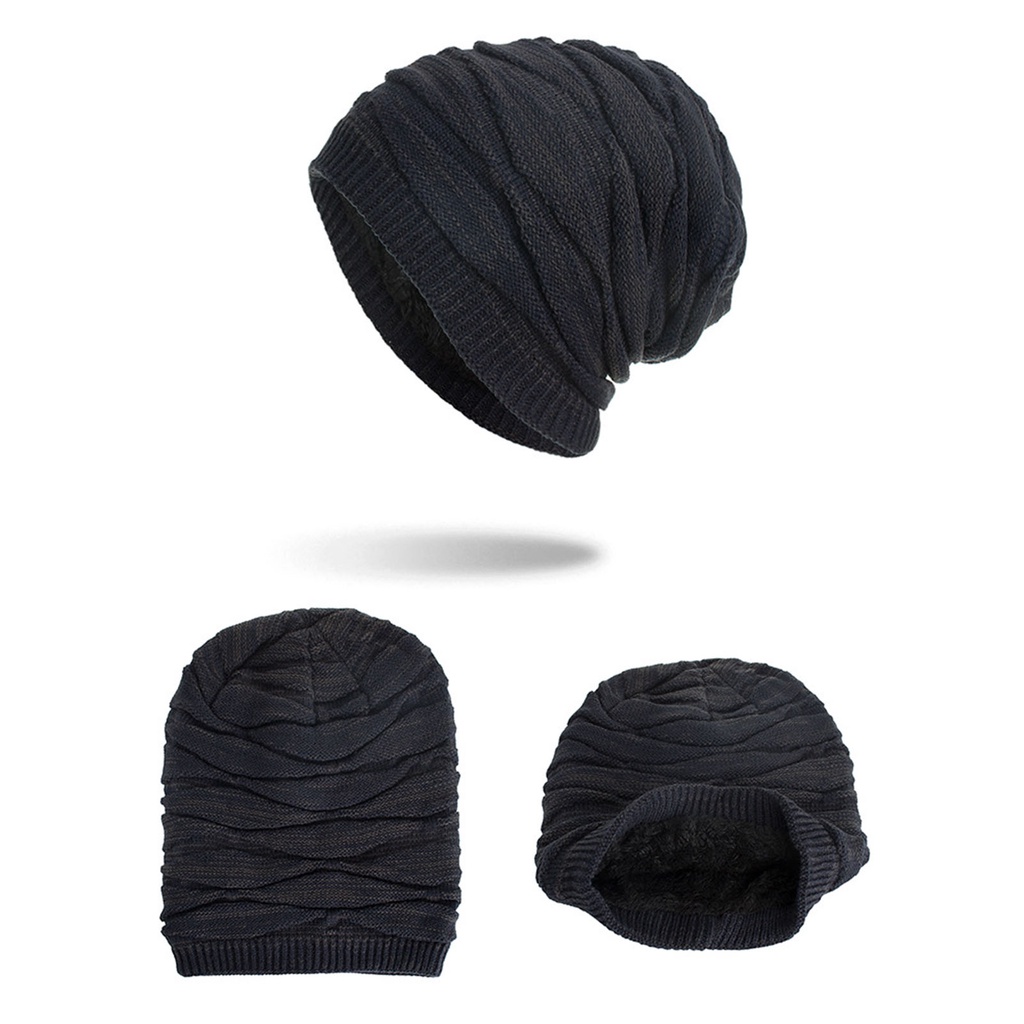 Nón len giữ ấm mềm mại phong cách Hàn Quốc dành cho nam