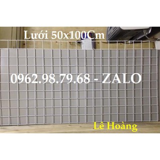 Lưới Sắt 3 Tấm 50x100Cm và 100C tay cài 15cm