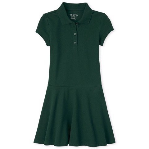 Váy polo Place xanh lá