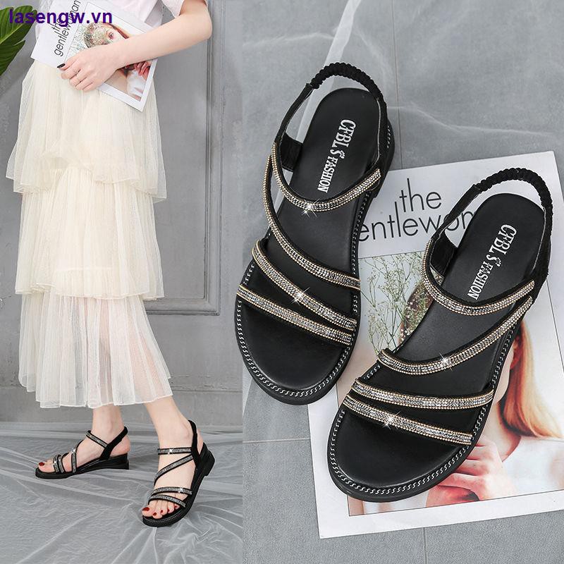 Xăng đan Đính Đá Thời Trang Mùa Hè Cho Nữ size 35-40