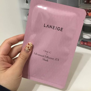 Mặt Nạ Tinh Chất sáng hồng da Laneige Clear-C Advanced Effector Mask