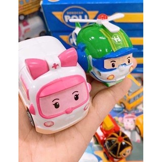 Hộp đồ chơi 12 xe Robocar Poli chạy trớn