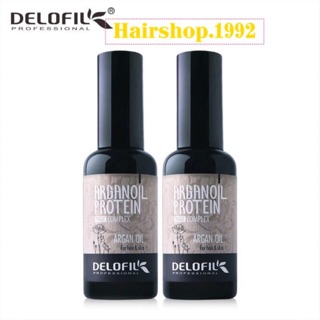 Tinh dầu delofil argan oil phục hồi tóc hư tổn bóng mượt 50ml