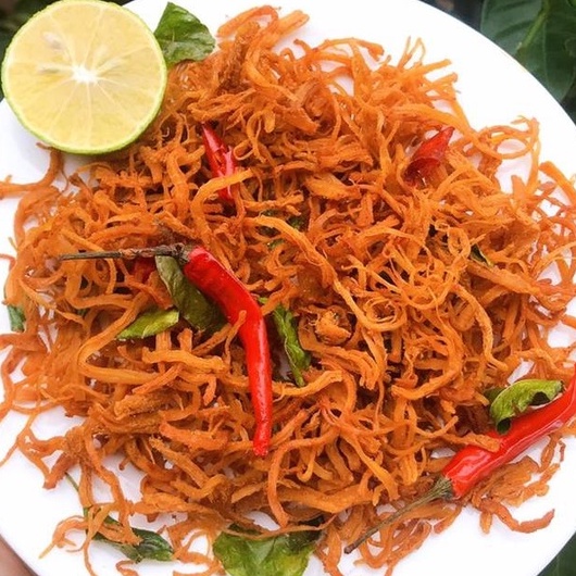 Ăn Vặt MeoMeo Khô Gà Lá Chanh Xé Cay Giòn Đạm Vị 100g Đồ Ăn Vặt | BigBuy360 - bigbuy360.vn