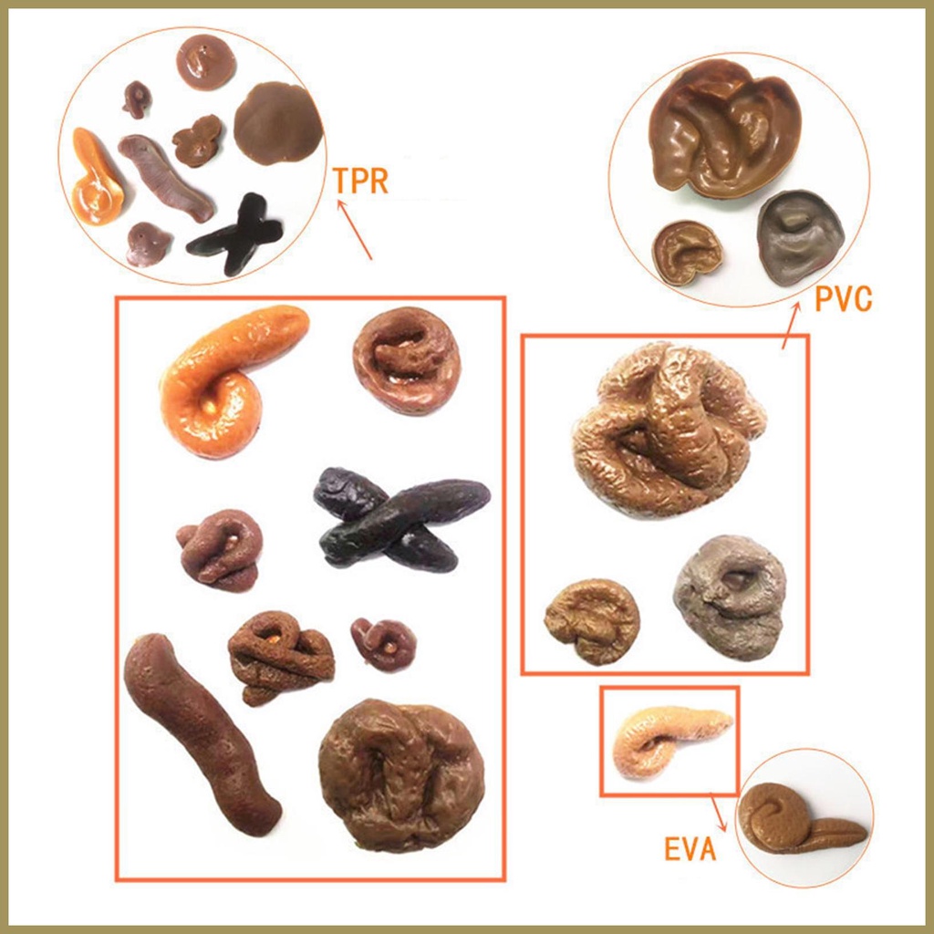 Bộ 12 Đồ Chơi Phân Giả Cho Thú Cưng paca3vn