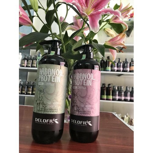 ( cặp dầu gội protrin ) Dầu Gội Arganoil Protein Delofil Dưỡng Ẩm Phục Hồi Tóc Hư Tổn Ngăn Ngừa Gàu 800ml | BigBuy360 - bigbuy360.vn