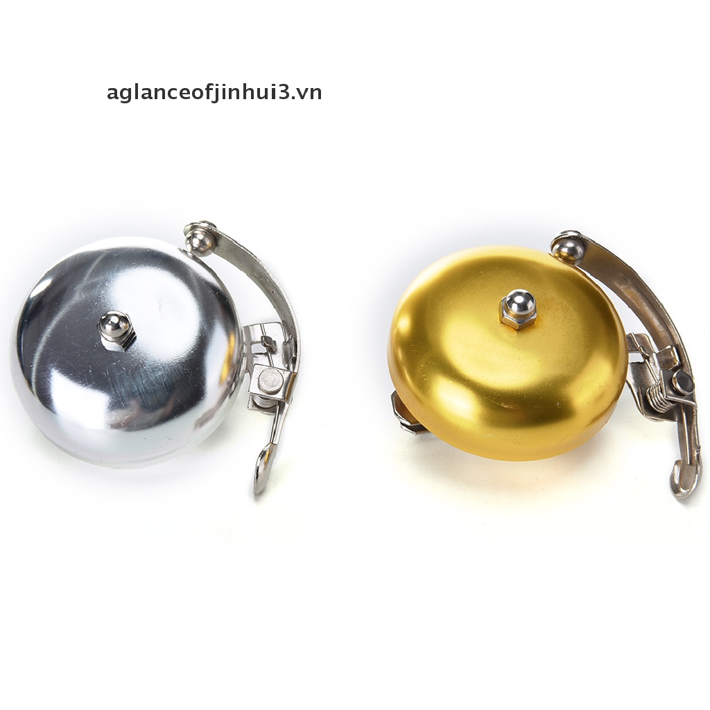* * Afhvn * * Chuông Cảm Ứng Âm Thanh Một Chạm Cổ Điển Gắn Tay Lái Xe Đạp Mới