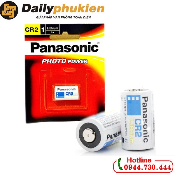 Pin CR2 Panasonic 3V Lithium Vỉ 1 Viên dailyphukien