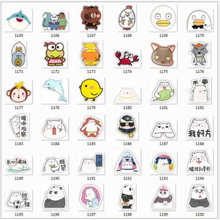 [FREESHIP 50K] 🍄🍎 Huy hiệu cài áo, Pin cài balo hình Gấu cute H22-P1