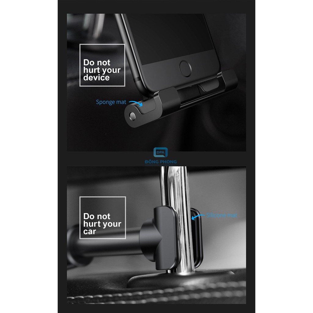 Đế Giữ iPad / Điện Thoại Trên Ghế Sau Xe Hơi Chính Hãng Baseus | WebRaoVat - webraovat.net.vn